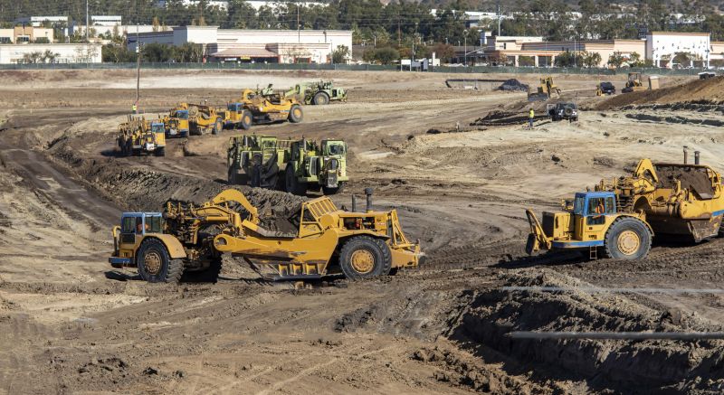 Resloping Equipment in Action